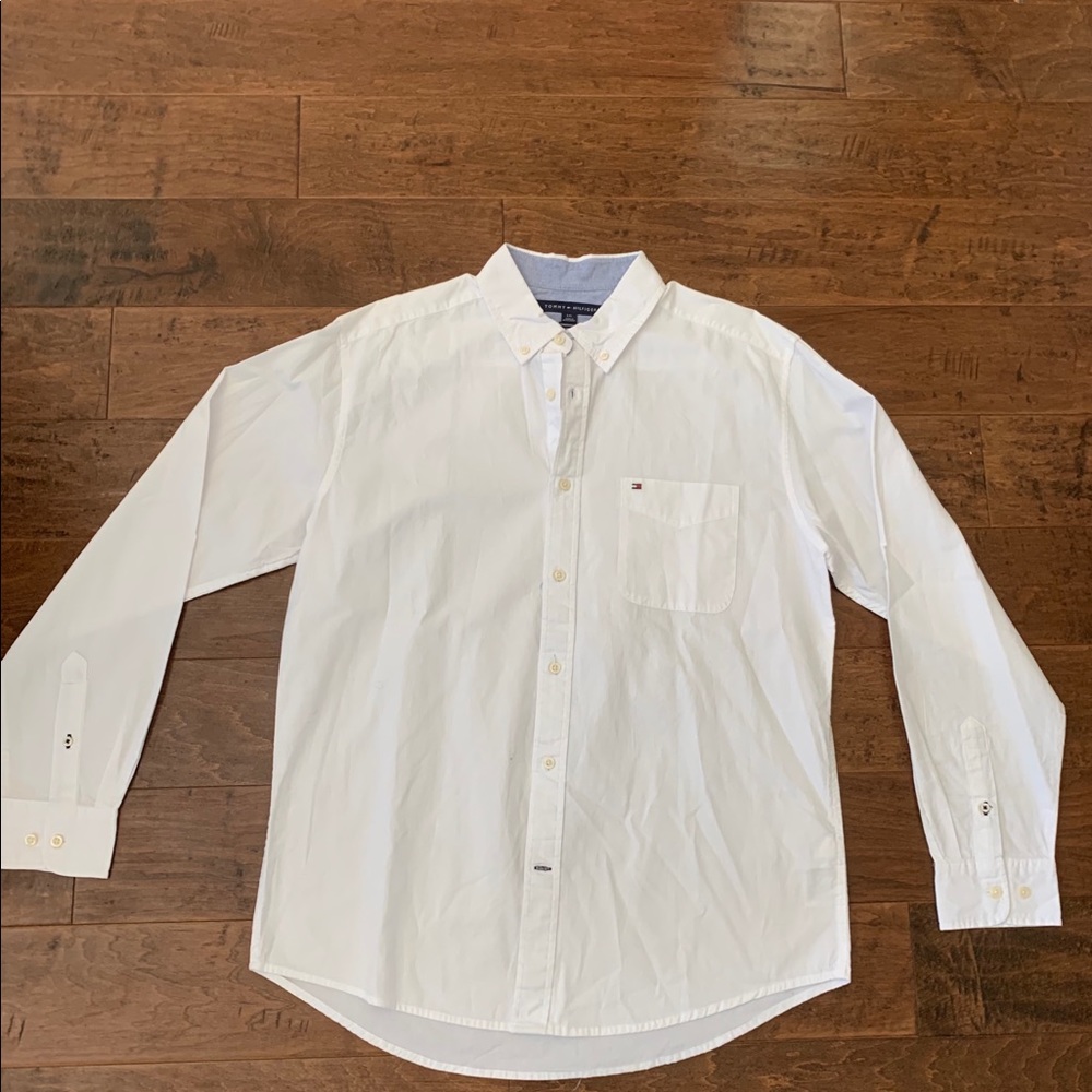 Tommy Hilfiger White Button-Up